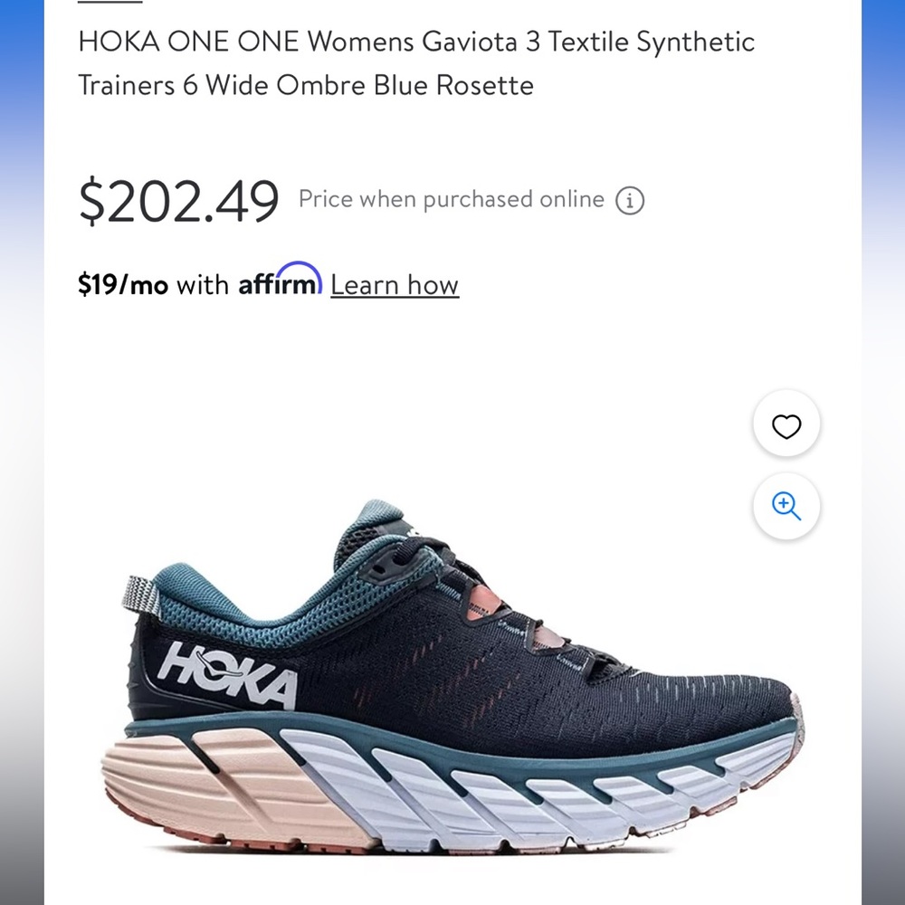 HOKA One Women’s One Gaviotas 3 Size 8B